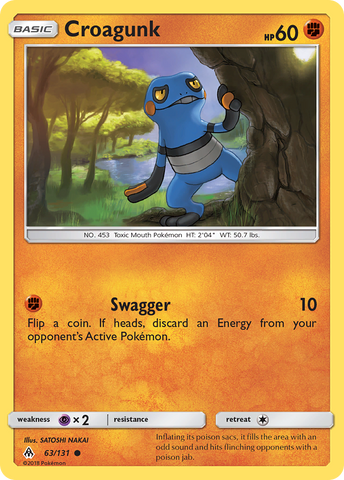 Croagunk (63/131) [Sun & Moon: Forbidden Light] - Destination Retro