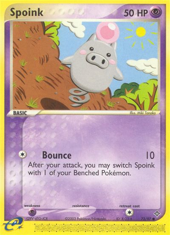 Spoink (73/97) [EX: Dragon] - Destination Retro