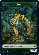 Beast // Beast Double-Sided Token [Starter Commander Decks] - Destination Retro