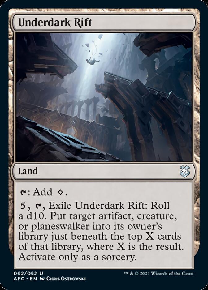 Underdark Rift [Dungeons & Dragons: Adventures in the Forgotten Realms Commander] - Destination Retro