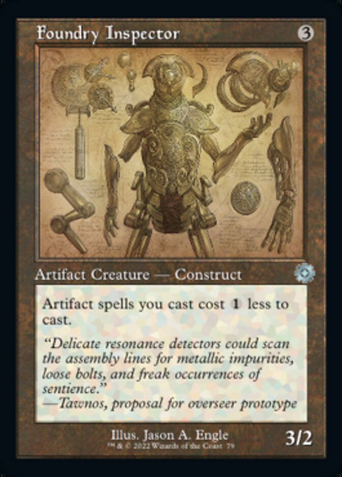 Foundry Inspector (Retro Schematic) [The Brothers' War Retro Artifacts] - Destination Retro
