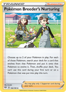 Pokemon Breeder's Nurturing (166/189) [Sword & Shield: Darkness Ablaze] - Destination Retro