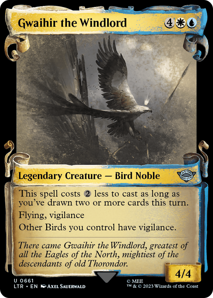 Gwaihir the Windlord [The Lord of the Rings: Tales of Middle-Earth Showcase Scrolls] - Destination Retro