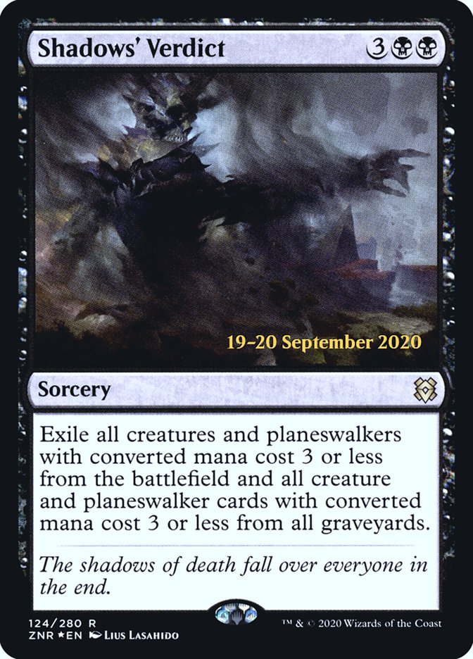 Shadows' Verdict  [Zendikar Rising Prerelease Promos] - Destination Retro