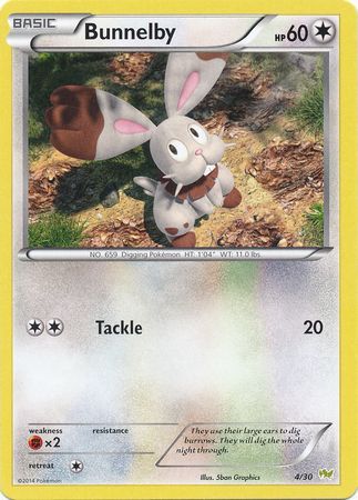 Bunnelby (4/30) [XY: Trainer Kit - Sylveon & Noivern] - Destination Retro