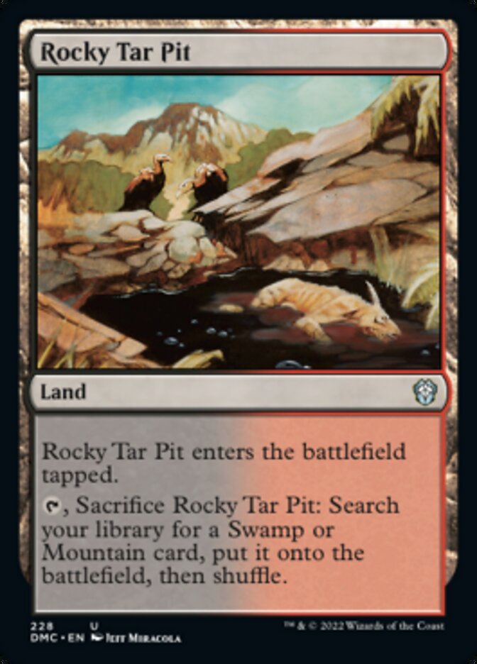 Rocky Tar Pit [Dominaria United Commander] - Destination Retro