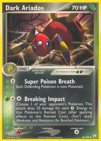 Dark Ariados (30/109) [EX: Team Rocket Returns] - Destination Retro