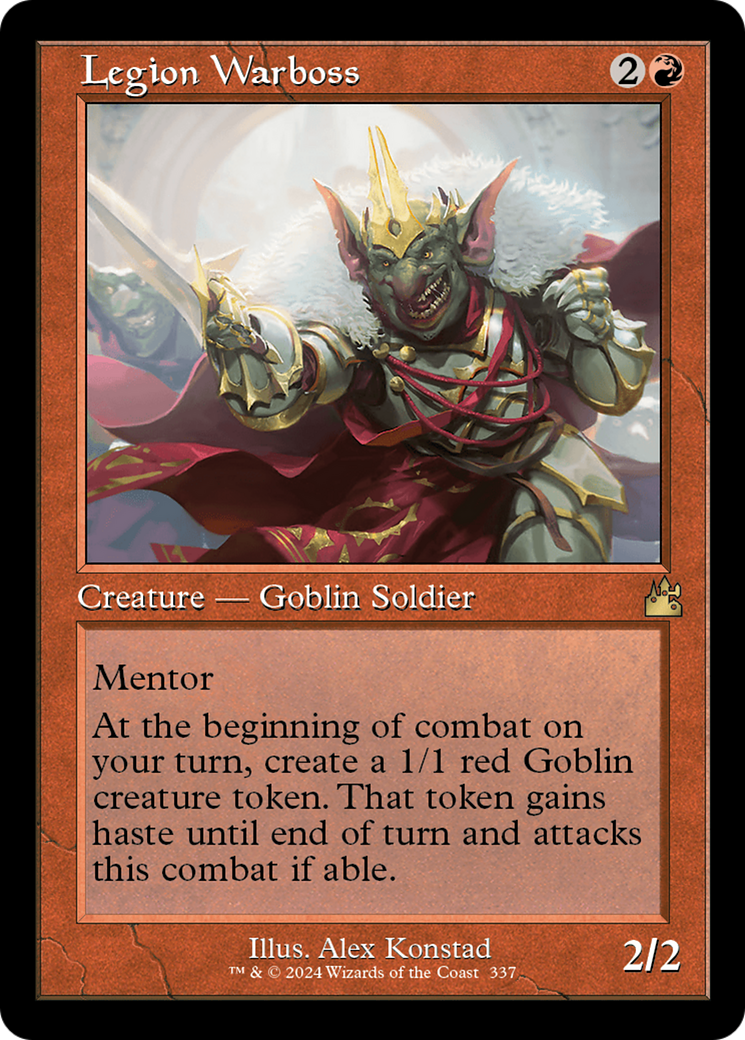 Legion Warboss (Retro Frame) [Ravnica Remastered] - Destination Retro