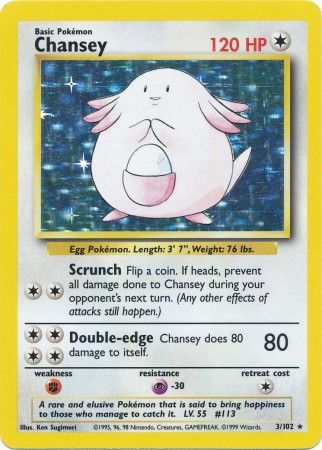 Chansey (3/102) [Base Set Unlimited] - Destination Retro