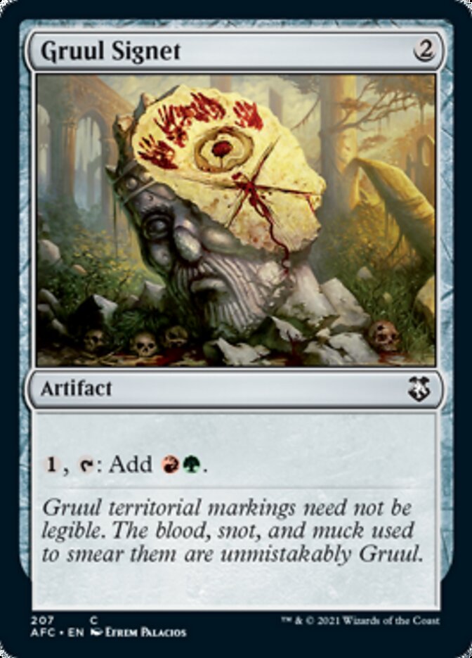 Gruul Signet [Dungeons & Dragons: Adventures in the Forgotten Realms Commander] - Destination Retro