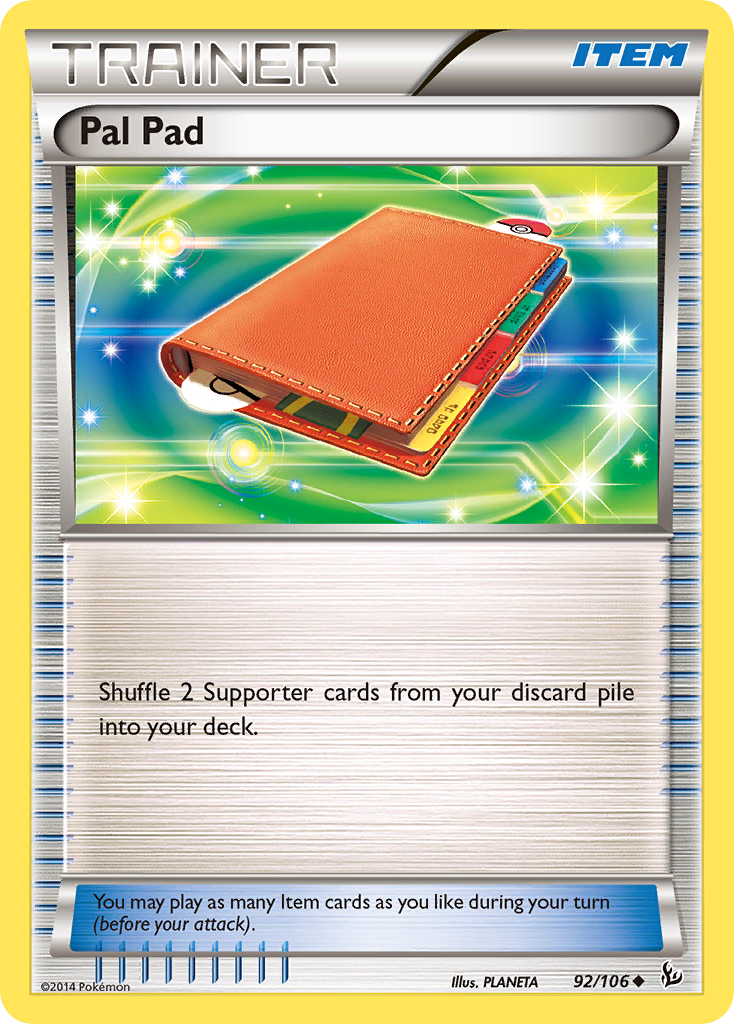 Pal Pad (92/106) [XY: Flashfire] - Destination Retro
