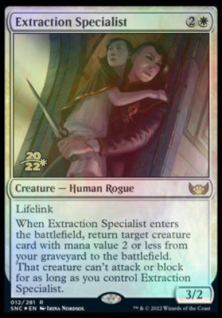 Extraction Specialist [Streets of New Capenna Prerelease Promos] - Destination Retro