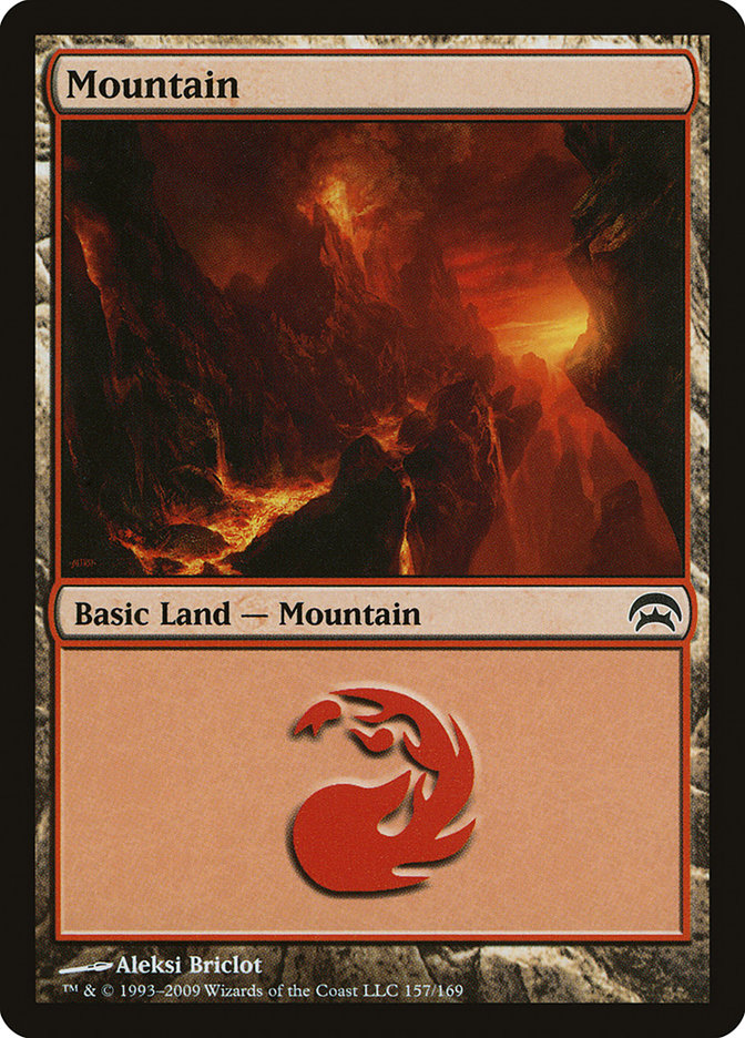 Mountain (157) [Planechase] - Destination Retro