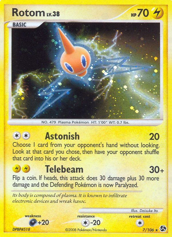 Rotom (7/106) [Diamond & Pearl: Great Encounters] - Destination Retro