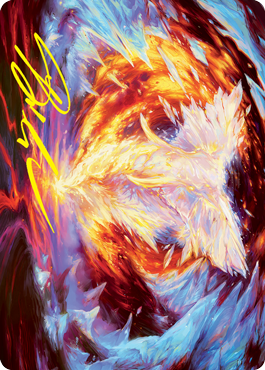 Magma Opus Art Card (Gold-Stamped Signature) [Strixhaven: School of Mages Art Series] - Destination Retro