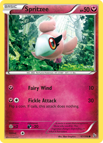 Spritzee (67/106) [XY: Flashfire] - Destination Retro
