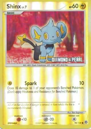 Shinx (98/130) [Burger King Promos: 2008 Collection] - Destination Retro