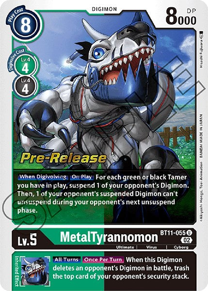 MetalTyrannomon [BT11-055] [Dimensional Phase Pre-Release Promos] - Destination Retro