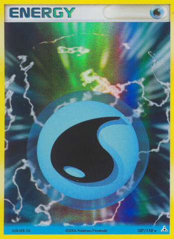 Water Energy (107/110) [EX: Holon Phantoms] - Destination Retro