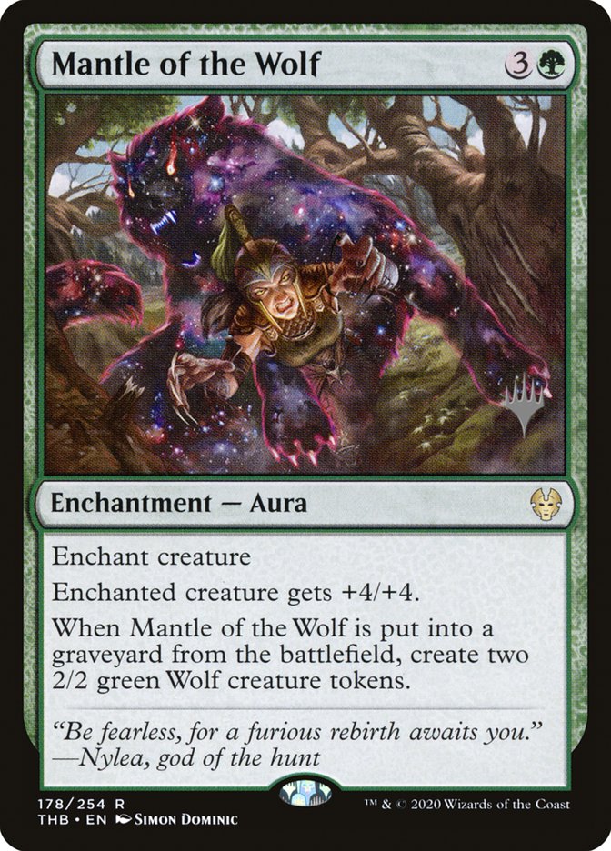 Mantle of the Wolf (Promo Pack) [Theros Beyond Death Promos] - Destination Retro