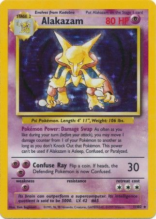 Alakazam (1/102) [Base Set Unlimited] - Destination Retro