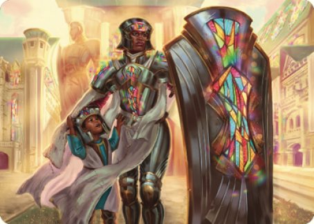 Guardian of New Benalia Art Card [Dominaria United Art Series] - Destination Retro