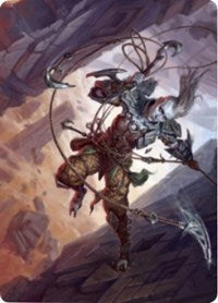 Akiri, Fearless Voyager Art Card [Zendikar Rising Art Series] - Destination Retro