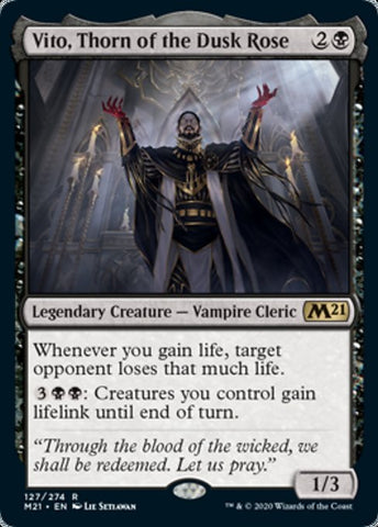 Vito, Thorn of the Dusk Rose [Core Set 2021] - Destination Retro