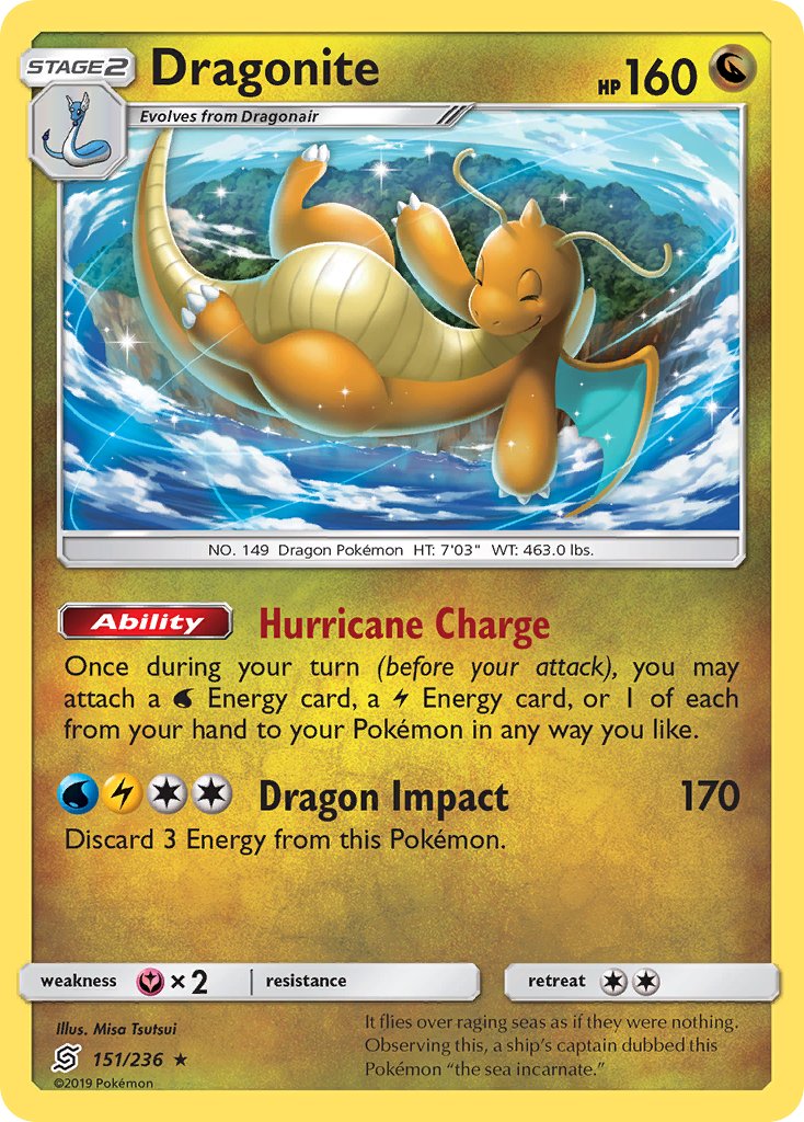 Dragonite (Cracked Ice Holo) (151/236) [Theme Deck Exclusives] - Destination Retro
