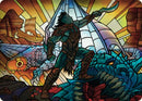 Astor, Bearer of Blades Art Card [Dominaria United Art Series] - Destination Retro