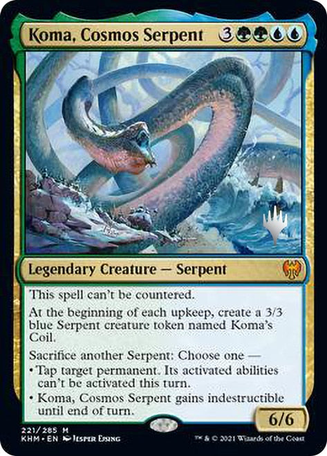 Koma, Cosmos Serpent [Kaldheim Promo Pack] - Destination Retro