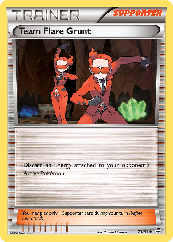 Team Flare Grunt (73/83) [XY: Generations] - Destination Retro