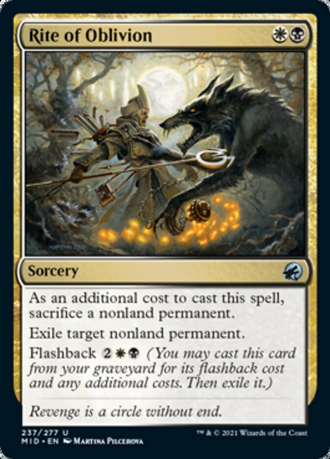 Rite of Oblivion [Innistrad: Midnight Hunt] - Destination Retro