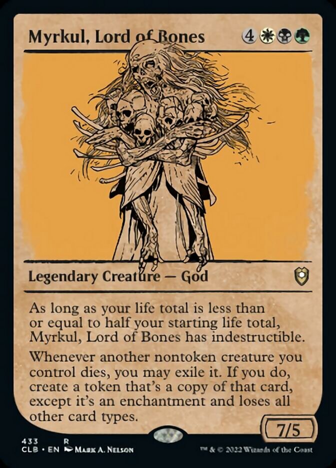 Myrkul, Lord of Bones (Showcase) [Commander Legends: Battle for Baldur's Gate] - Destination Retro