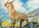 Blink Dog Art Card (Gold-Stamped Signature) [Dungeons & Dragons: Adventures in the Forgotten Realms Art Series] - Destination Retro