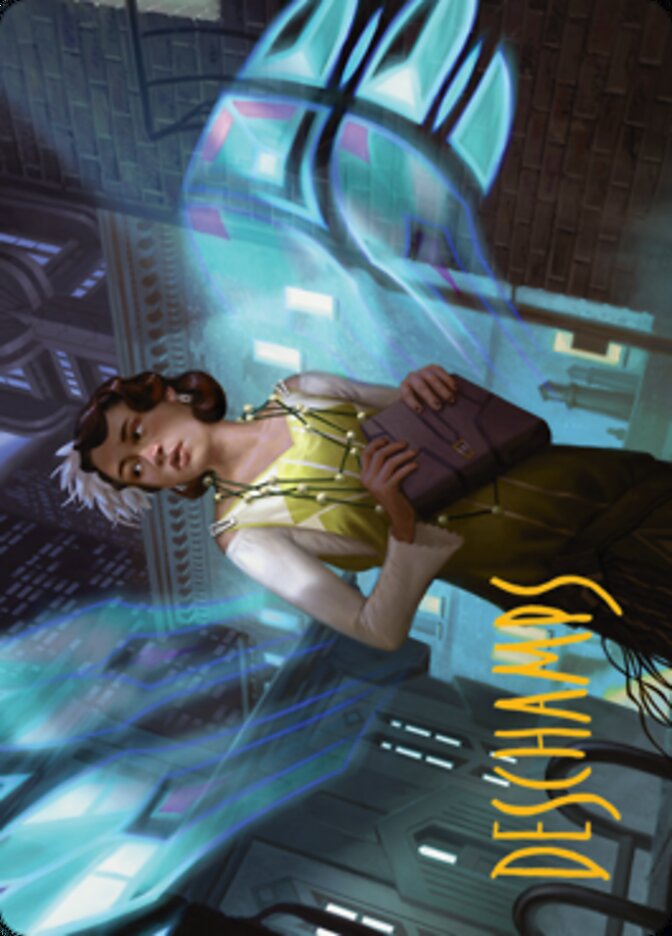 Giada, Font of Hope 1 Art Card (Gold-Stamped Signature) [Streets of New Capenna Art Series] - Destination Retro