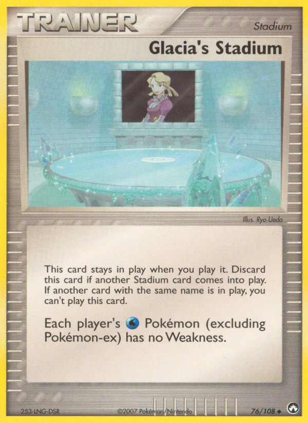 Glacia's Stadium (76/108) [EX: Power Keepers] - Destination Retro
