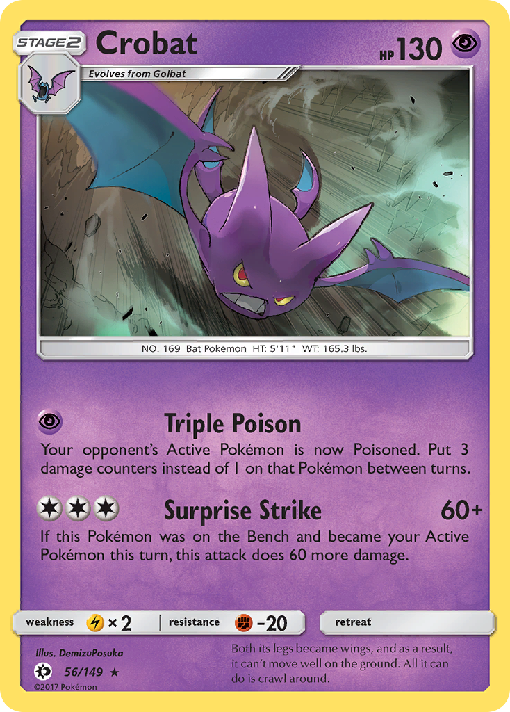 Crobat (56/149) [Sun & Moon: Base Set] - Destination Retro