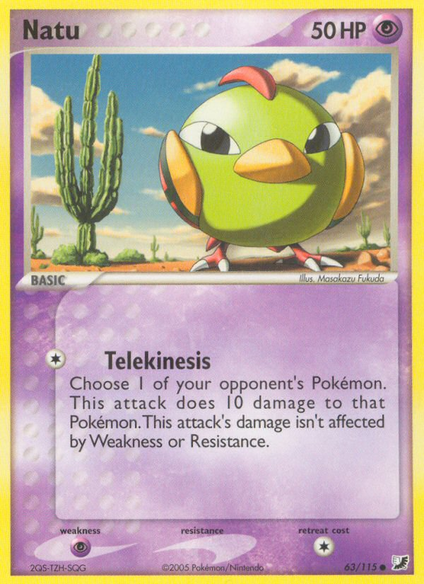 Natu (63/115) [EX: Unseen Forces] - Destination Retro