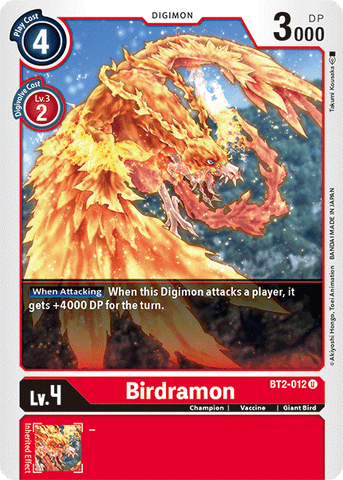 Birdramon [BT2-012] [Release Special Booster Ver.1.5] - Destination Retro