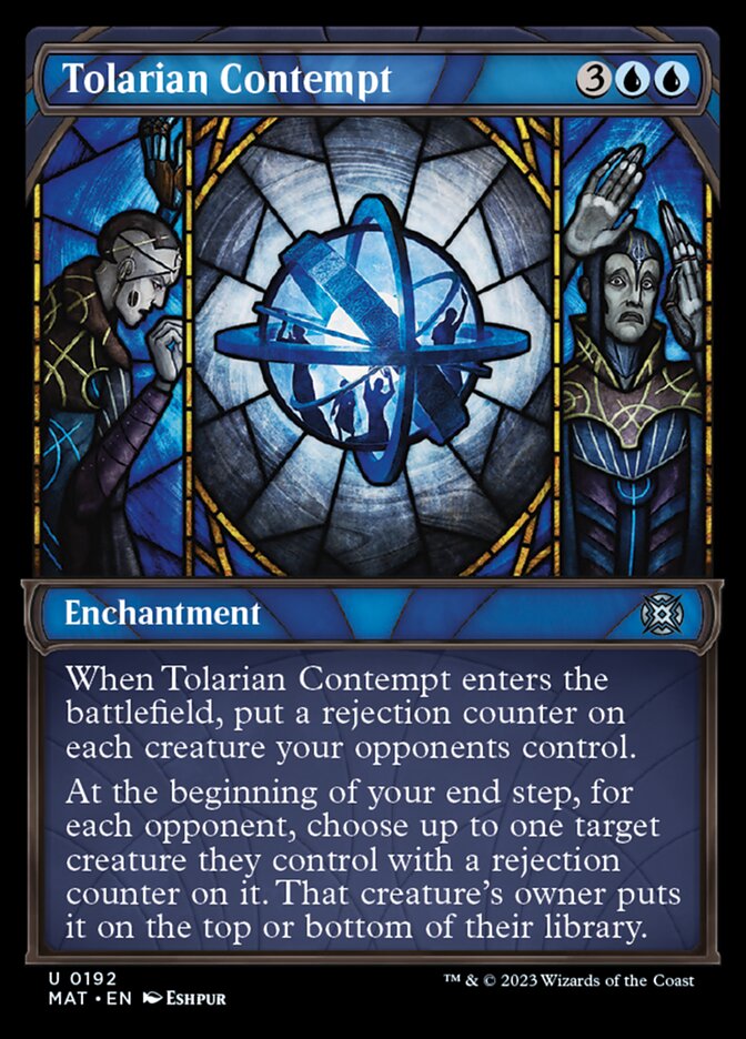 Tolarian Contempt (Showcase Halo Foil) [March of the Machine: The Aftermath] - Destination Retro