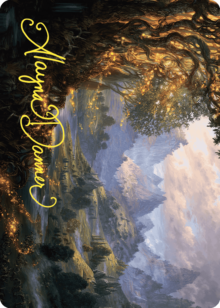 Evolving Wilds Art Card (Gold-Stamped Signature) [Wilds of Eldraine Art Series] - Destination Retro