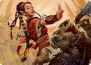 Half-Elf Monk Art Card (Gold-Stamped Signature) [Dungeons & Dragons: Adventures in the Forgotten Realms Art Series] - Destination Retro