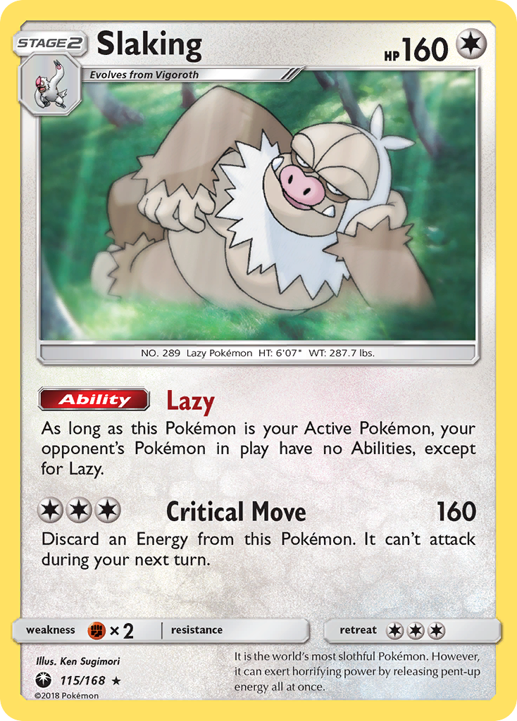 Slaking (115/168) [Sun & Moon: Celestial Storm] - Destination Retro