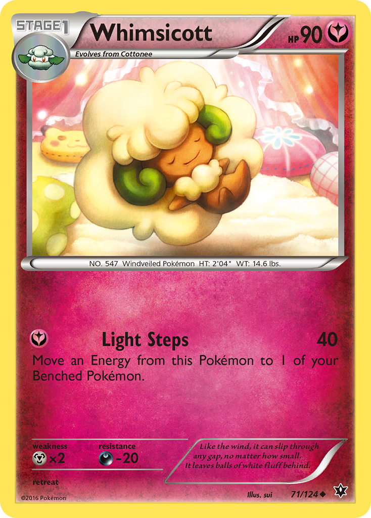 Whimsicott (71/124) [XY: Fates Collide] - Destination Retro