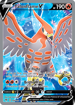 Talonflame V (168) [Sword & Shield: Vivid Voltage] - Destination Retro