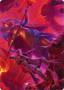 Djeru and Hazoret Art Card [March of the Machine Art Series] - Destination Retro