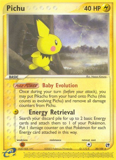 Pichu (20/100) [EX: Sandstorm] - Destination Retro