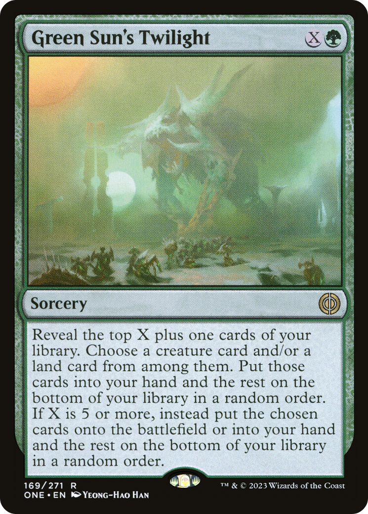 Green Sun's Twilight [Phyrexia: All Will Be One] - Destination Retro