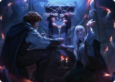 Faithful Mending Art Card [Innistrad: Midnight Hunt Art Series] - Destination Retro